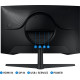 Samsung Монітор 27" Odyssey G55C 2xHDMI, DP, VA, 2560x1440, 165Hz, 1ms