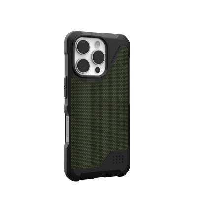 UAG Чохол для iPhone 16 Pro, Metropolis LT Magsafe, Kevlar Olive