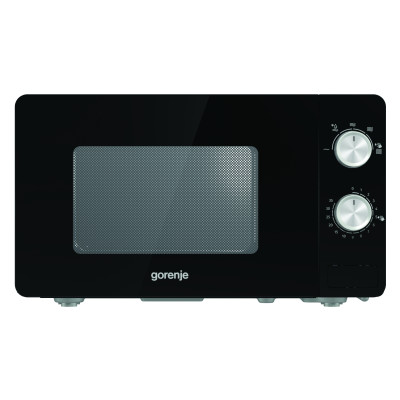 Gorenje Мікрохвільова піч, 20л, міх. кер., 800Вт, чорний
