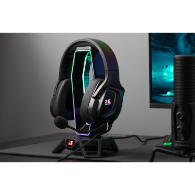 2E Gaming Гарнітура ігрова HG340, 7.1, USB-A, RGB, 2м, чорний