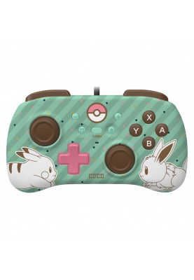 Hori Геймпад провідний Horipad Mini (Pikachu & Eevee) для Nintendo Switch, Green