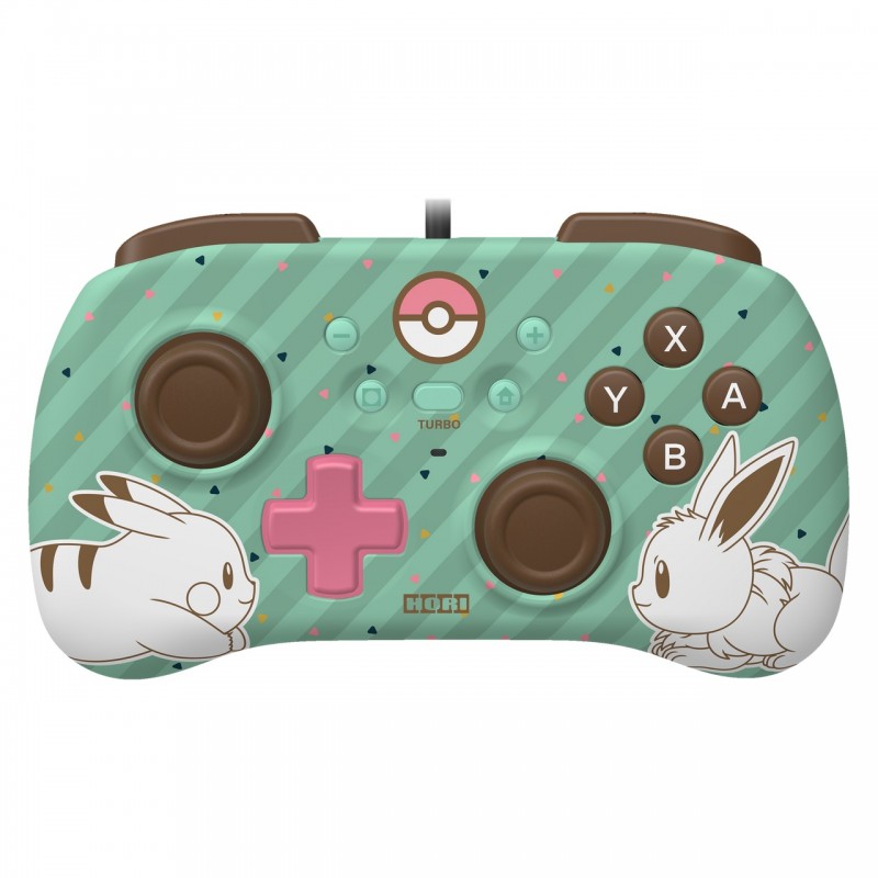 Hori Геймпад провідний Horipad Mini (Pikachu & Eevee) для Nintendo Switch, Green