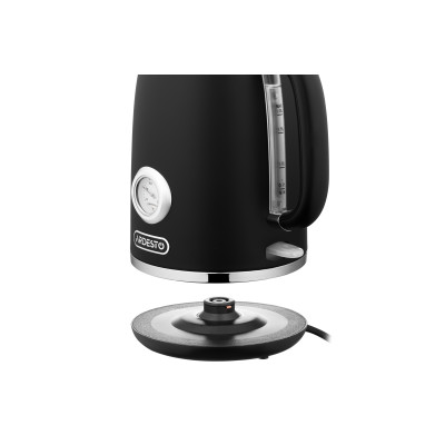 ARDESTO Електрочайник EKL-F410BG 1.8л/2200Вт/strix контроль/нерж. сталь/індикатор температури/чорний