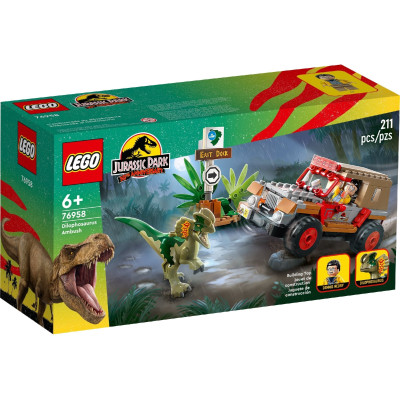 LEGO Конструктор Jurassic Park Засідка дилофозавра
