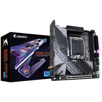 Gigabyte Материнська плата B760I AORUS PRO s1700 B760 2xDDR5 HDMI DP ITX
