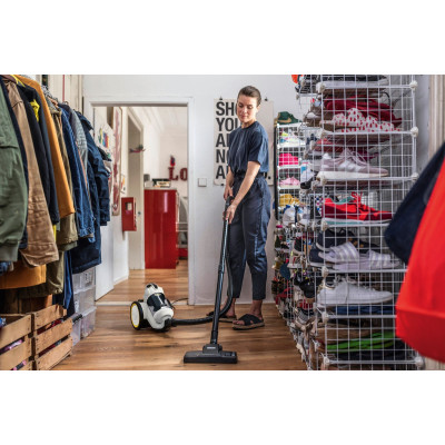 Karcher Пилосос контейнерний VC 3, 700Вт, конт пилок -0.9л, НЕРА 13, білий