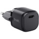 Trust Зарядний пристрій мережевий Maxo 20Вт, USB-C PD, чорний