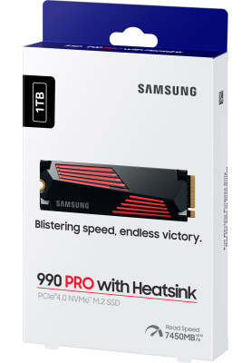 Samsung Накопичувач SSD M.2 1TB PCIe 4.0 990PRO + радіатор