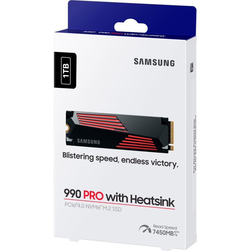 Samsung Накопичувач SSD M.2 1TB PCIe 4.0 990PRO + радіатор