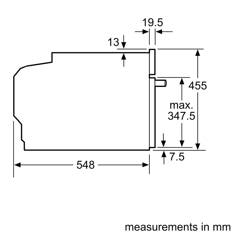 Bosch Вбудовувана пароварка CDG634AS0 - 45 см/38 л/нержавіюча сталь