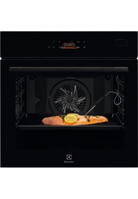 Electrolux Духовий шафа електричний, 70л, А++, пара, дисплей, конвекція, ф-ція пароварки, чорний