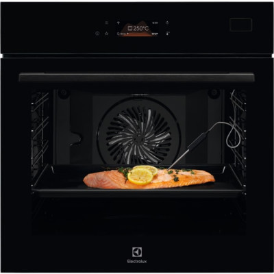 Electrolux Духовий шафа електричний, 70л, А++, пара, дисплей, конвекція, ф-ція пароварки, чорний