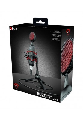 Trust GXT 244 Buzz USB Streaming Microphone Black