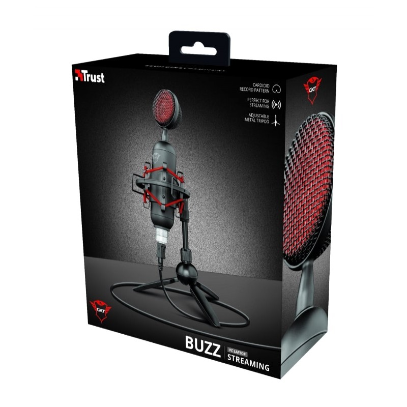 Trust GXT 244 Buzz USB Streaming Microphone Black