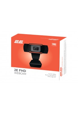 2E Веб-камера FHD USB Black