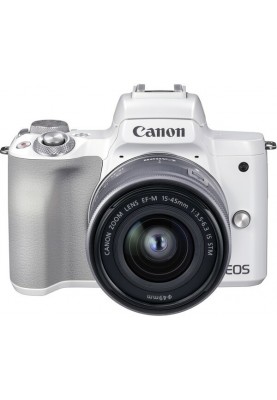 Canon Цифрова фотокамера EOS M50 Mk2 + 15-45 IS STM Kit White