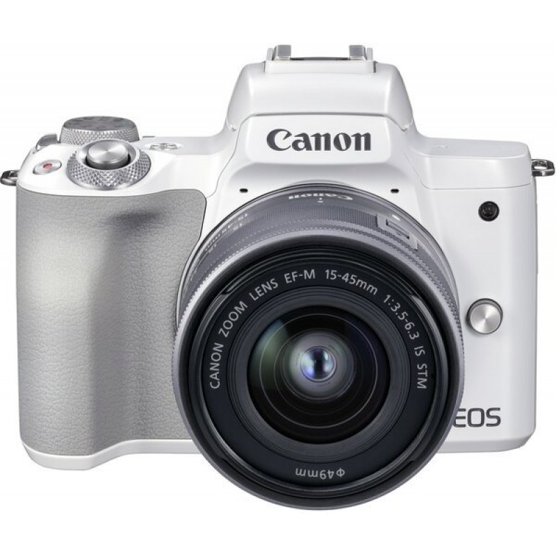 Canon Цифрова фотокамера EOS M50 Mk2 + 15-45 IS STM Kit White