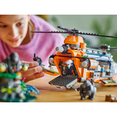 LEGO Конструктор City Вертоліт у базовому таборі для дослідження джунглів