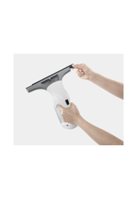 Karcher Пилосос віконний WV 1 Plus, вода -0.1л, автон. робота до 25хв, вага-0.5кг, білий