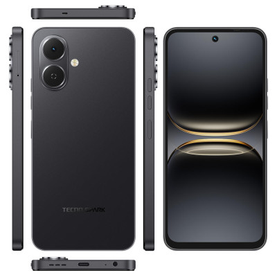 TECNO Смартфон Spark Go 2 (KM4) 6.67" 3/64ГБ, 2SIM, 5000мА • рік, Ink Black