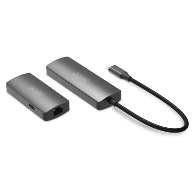 Digitus Набір відеоподовжувачів USB-C - HDMI, 4K/120 Гц, CAT6, 30м