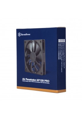 SilverStone Корпусний вентилятор Air Penetrator AP120I-PRO 120мм, 2000rpm, 4pinPWM, 38.9dBa, чорний