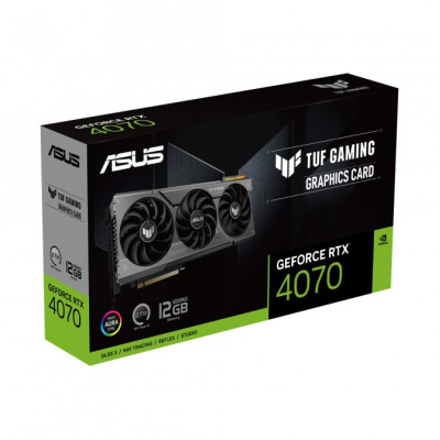ASUS Відеокарта GeForce RTX 4070 12GB GDDR6X TUF GAMING TUF-RTX4070-12G-GAMING