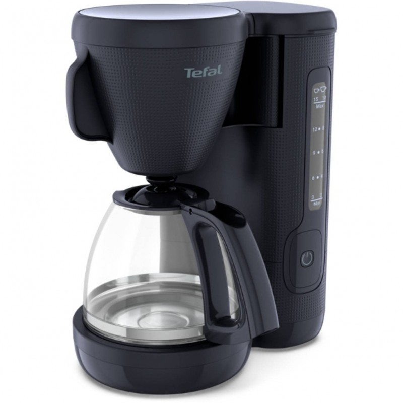 Tefal Кавоварка крапельна Morning Black Knight 1.25л, мелена, чорний