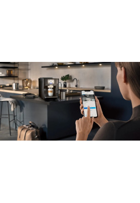 Siemens Кавомашина, 2.4л, зерно+мелена, автомат.капуч, LED-дисплей, авторецептів -19, чорний