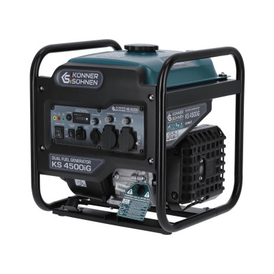 Könner & Söhnen Генератор газобензиновий інверторний KS 4500iG, 230В, 4.5кВт, ручний стартер, 33.5кг