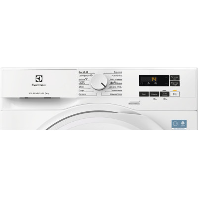 Electrolux Пральна машина Electrolux фронтальна, 8кг, 1400, A, 58см, дисплей, інвертор, білий Electrolux Пральна машина Electrolux фронтальна, 8кг, 1400, A, 58см, дисплей, інвертор, білий
