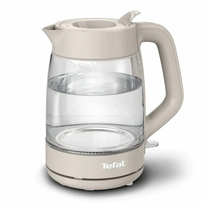 Tefal Електрочайник Tefal Morning Glass Kettle, 1.7л, скло, з підсвіткою, бежевий