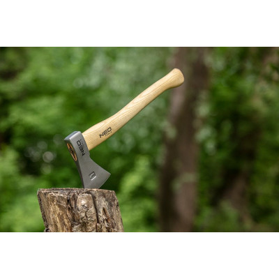 Neo Tools Сокира універсальна Bushcraft руків'я ясень 34.5см 400г шкіряний чохол