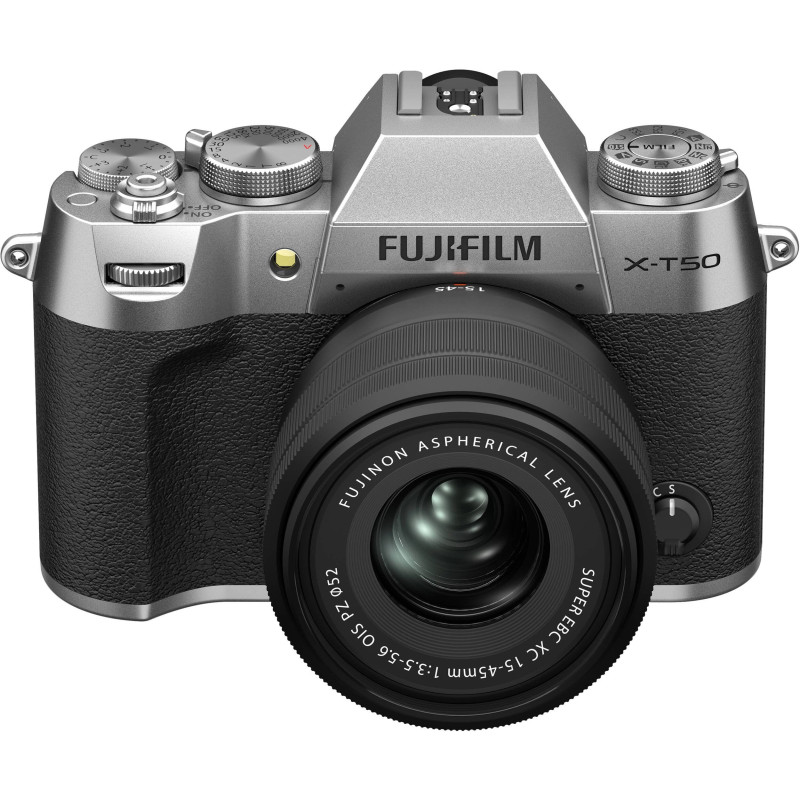 Fujifilm Цифр. фотокамера X-T50 + XC 15-45mm F3.5-5.6 Kit Silver