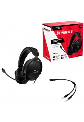 HyperX Гарнітура Cloud Stinger 2 3.5mm Black