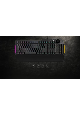 ASUS Клавіатура TUF Gaming K1 RGB 104key USB UA Black