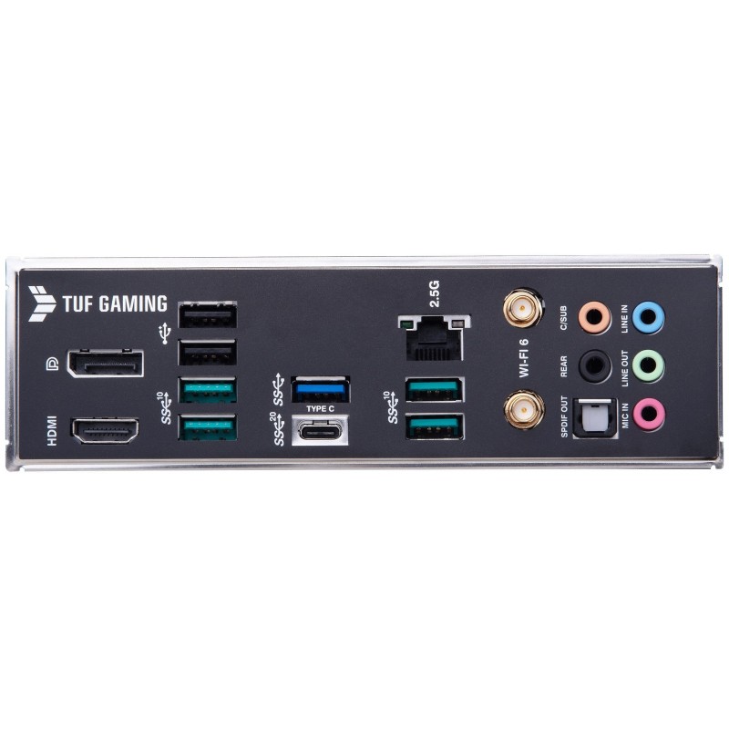 ASUS Материнcька плата TUF GAMING B660M-PLUS WIFI D4 s1700 B660 4xDDR4 M.2 HDMI DP Wi-Fi BT mATX