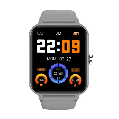 Blackview Смарт-годинник R30 44мм, 1.83", 240x284, TFT, BT 5.0, 384КБ, сірий