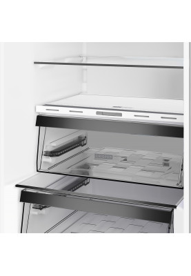 Whirlpool Холодильник Whirlpool з нижн. мороз., 203.5x60х66.3, холод.відд.-231л, мороз.відд.-104л, 2дв., А++, NF, дисплей, інв., зона нульова, сірий