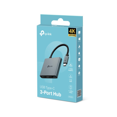 TP-Link Хаб USB UH3020C USB-C > 1xUSB3.0/1xUSBC (PD 100W)/1xHDMI TP-Link Хаб USB UH3020C USB-C > 1xUSB3.0/1xUSBC (PD 100W)/1xHDMI