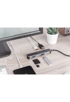 Digitus Док-станція Travel USB-C, 5 Port