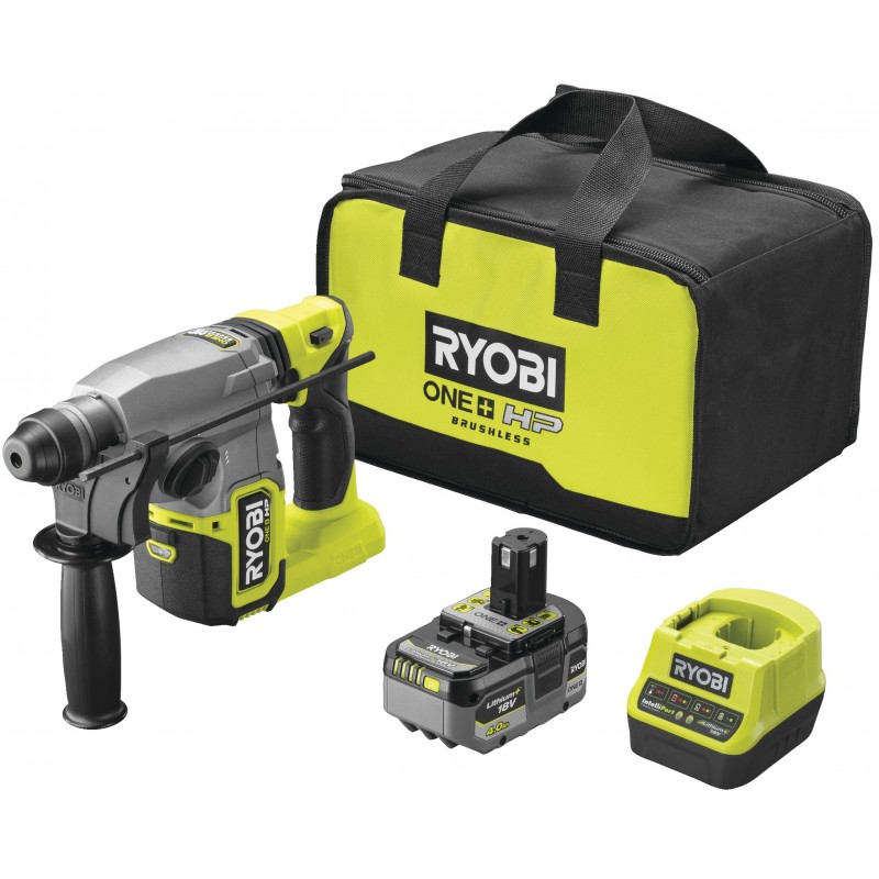 Ryobi Перфоратор RSDS18X-1C40S, SDS+, акумуляторний ONE+ НР