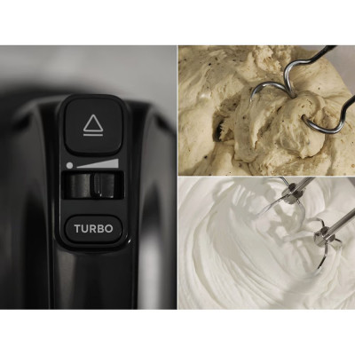 Electrolux Міксер стаціонарний 500Вт, насадки-4, чаша-метал, 3.5л, сірий темний