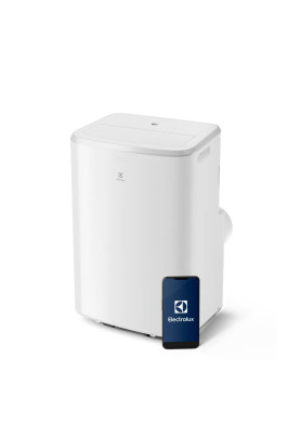 Electrolux Кондиціонер мобільний Comfort 600 35м2 on/off 12000BTU 3.4кВт A/A+ Wi-Fi R290 білий