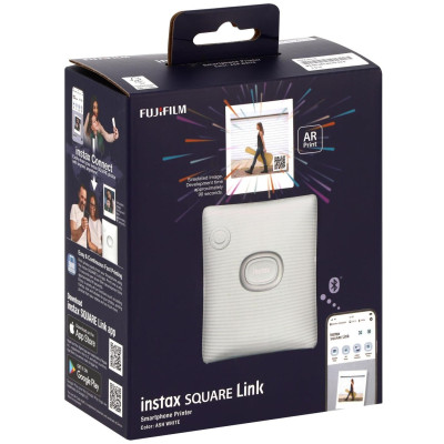 Fujifilm Фотопринтер INSTAX SQ Link White