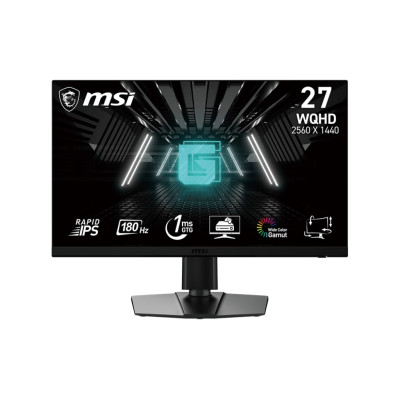 MSI Монітор 27" G272QPF-E2 2xHDMI, DP, Audio, IPS, 2560x1440, 180Hz, 1ms, sRGB 125%, FreeSync, Pivot