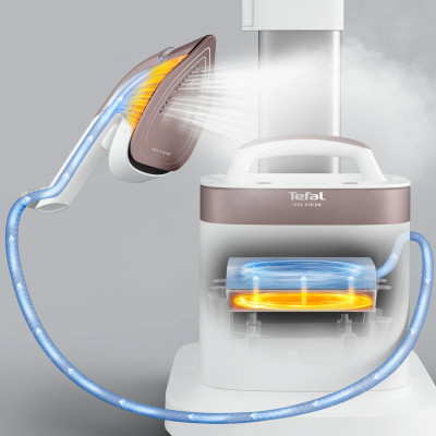 Tefal Прасувальна система Tefal IXEO Vision, 2200Вт, 1200мл, паровий удар -200гр, верт. відпарювання, керам. підошва, білий Tefal Прасувальна система Tefal IXEO Vision, 2200Вт, 1200мл, паровий удар -200гр, верт. відпарювання, керам. підошва, білий