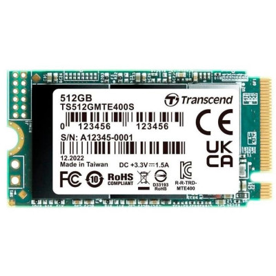 Transcend Накопичувач SSD M.2 256GB PCIe 3.0 MTE400S 2242