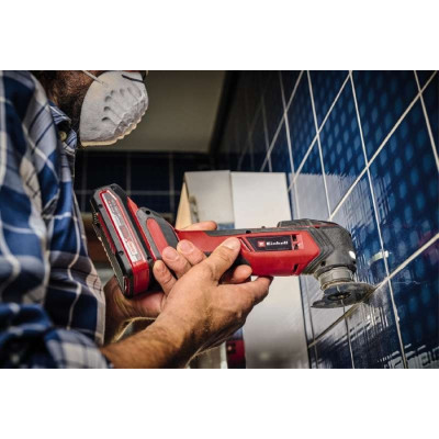 Einhell Багатофункціональний інструмент акумуляторний TP-MG 18 Li BL - Solo PXC 18В 11000-20000кол·хв кут колінь 3.2° 1.08 кг без АКБ і ЗП Einhell Багатофункціональний інструмент акумуляторний TP-MG 18 Li BL - Solo PXC 18В 11000-20000кол·хв кут колінь 3.2° 1.08 кг без АКБ і ЗП
