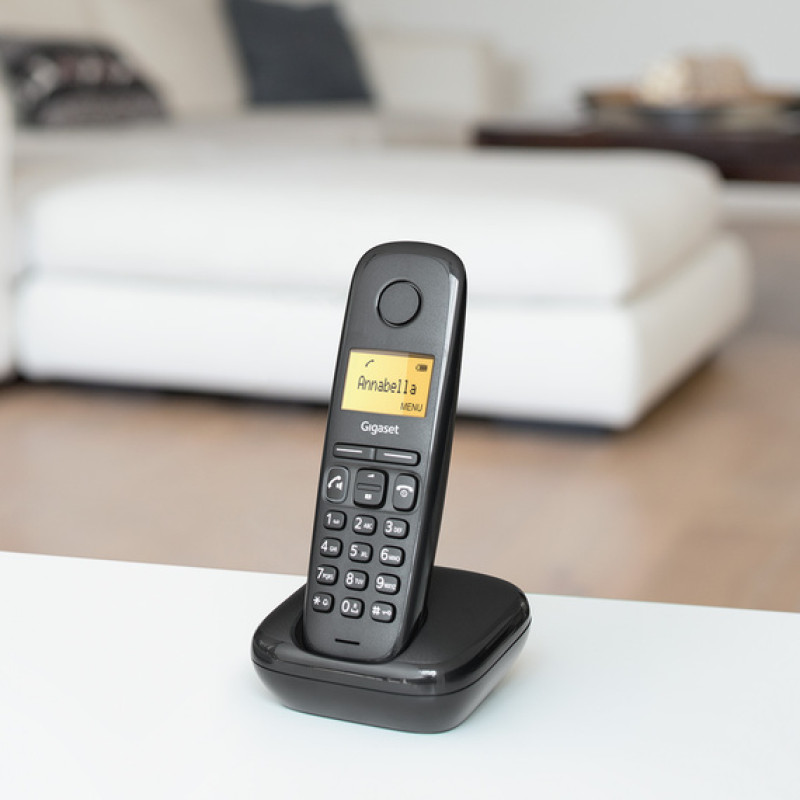 Gigaset Радіотелефон DECT A270, чорний